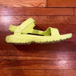 neon teva sandals